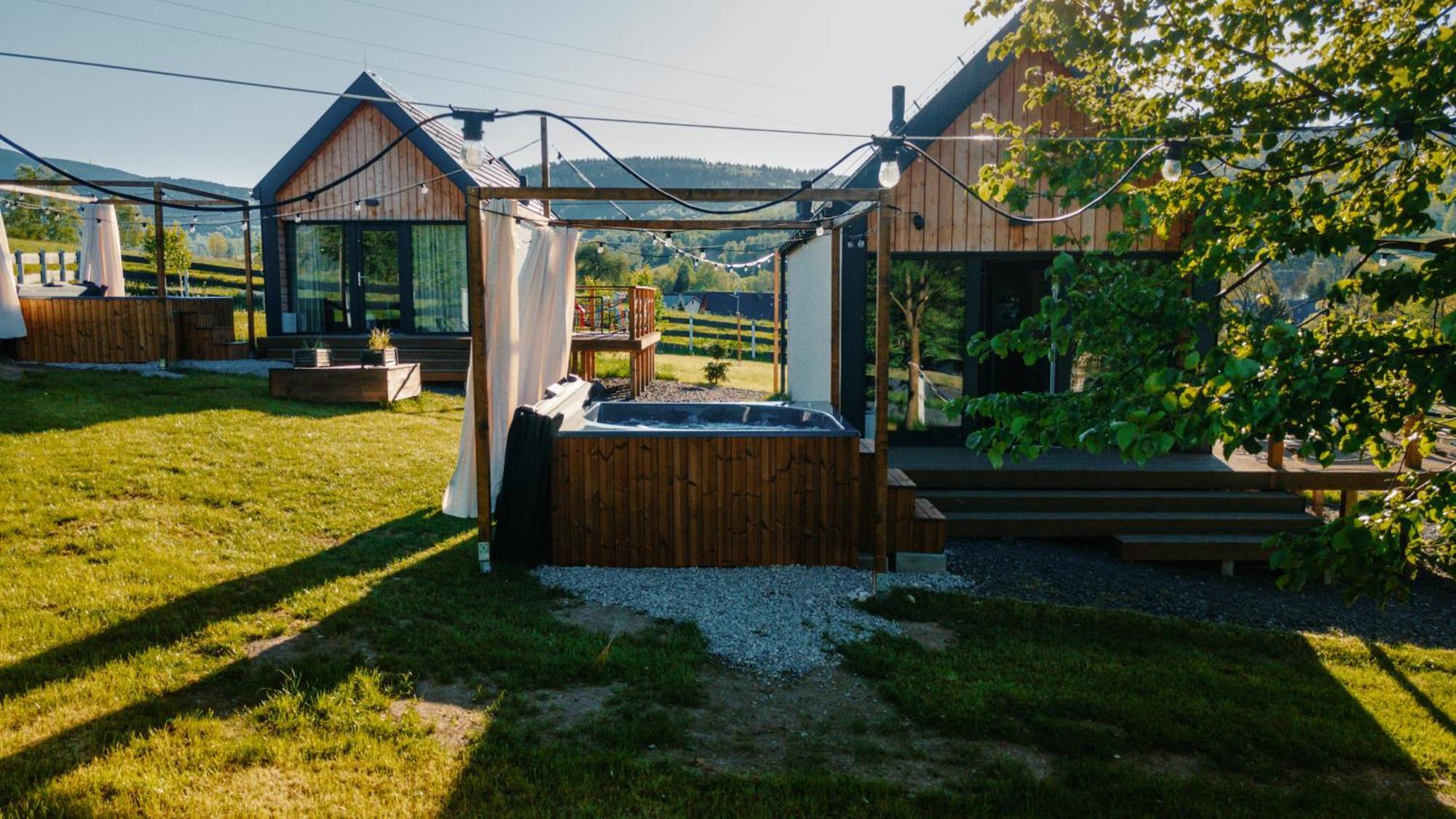 Sarnia Laka Domek 1 Z Prywatnym Jacuzzi Stronie Śląskie Exterior foto